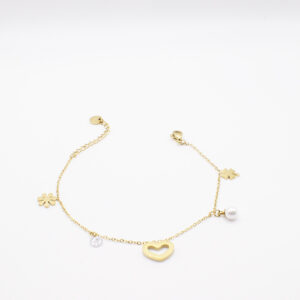Bracelet Cœur et perle