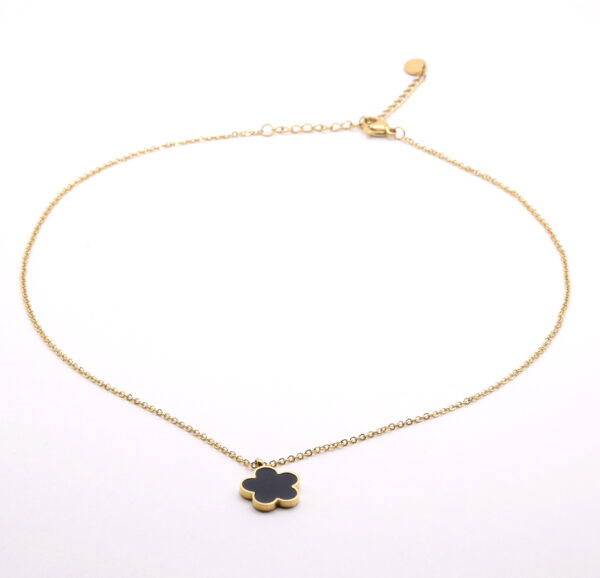 Collier Fleur Réversible