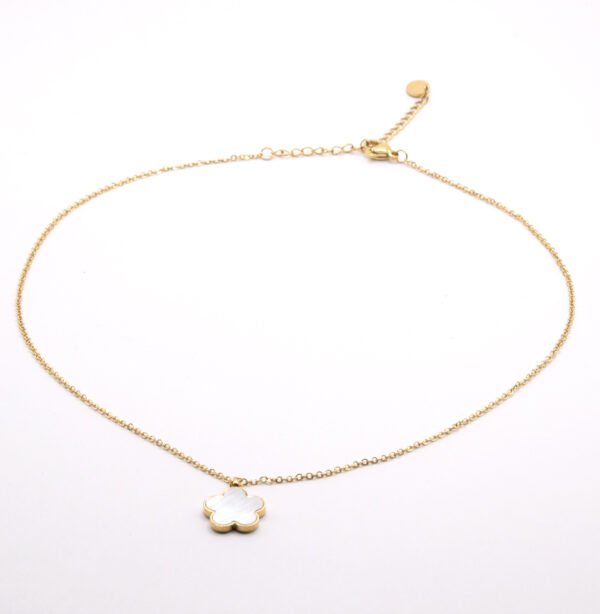 Collier Fleur Réversible – Image 3